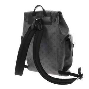 Louis Vuitton Christopher Black Eclipse Monogram Canvas Daypack Backpack
